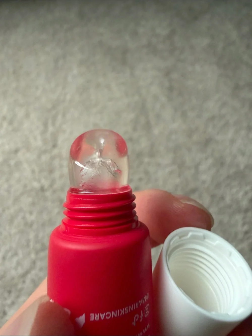 Marin x Good Stock Maine Strawberry Rhubarb Lip Treatment and Keychain